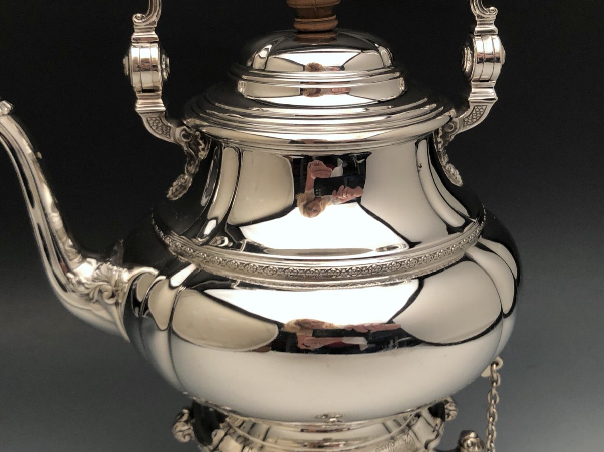 Vintage Tea Kettle with Stand 15 Vintage Tea Kettle with Stand 15