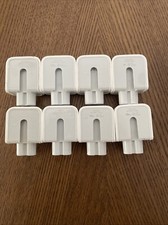 Lot of 8 Apple OEM AC Power Adapters Two-Pronged Duck Head Plug 125v White