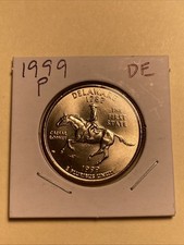 1999-P Delaware State Quarter Uncirculated Free Shipping