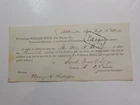 Civil War Document 1864 Woman Atlanta Georgia 20th Connecticut Signature VTG
