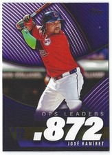 Jose Ramirez 2025 Topps OPS Best #OPS12 NRMT+ Cleveland Guardians