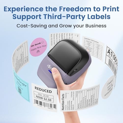 Inkless Label Maker Machine with Tape - 221B Handheld Barcode Printer