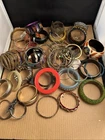 Vintage Lot of 4 Lbs Assorted Costume Jewelry Bangle Bracelets