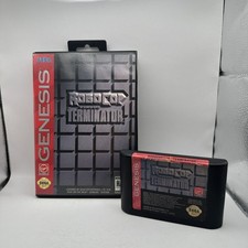 Robocop Versus Terminator Sega Genesis 1993 Game & Case Virgin Games