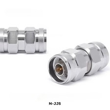N Male to N Male Adapter, Passivated Stainless Steel, DC - 18GHz