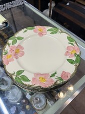 Platos de Cena Rosa Desierto Franciscano 10.5" Rosa Floral 12 Disponibles