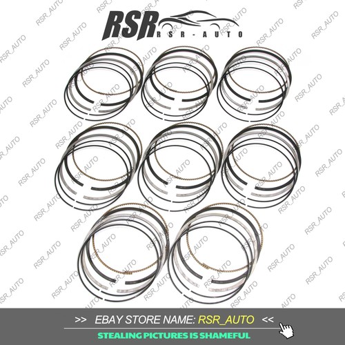 8pcs Piston Rings Set Φ93mm For BMW E63 E64 E66 E65 550i 650i X5 N62B48 4.8L V8 - Picture 6 of 7