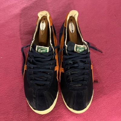 VtgMen s Onitsuka Tiger Corsair Vin sneakers in the navy blue orange Size 13