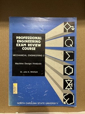 Professional Engineering Exam Review Course Mechanical Engineering 2 Whitfield