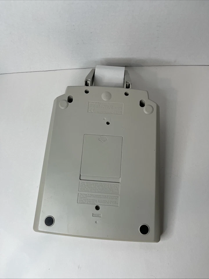 Casio Calculator Printer Hr-150te Big 12 Digit No Power Cord Working W/ Paper - Image 3 of 4