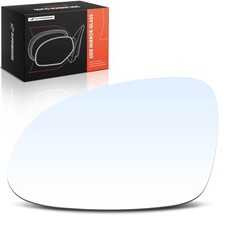 Left Driver Side Heated Mirror Glass with Backing Plate - Glass