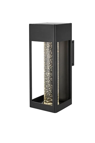 Elegant Lighting Amaris 15" Led Outdoor Wall Sconce in Black - Picture 7 of 8