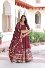 INDIAN BRIDAL LEHENGA CHOLI PARTY WEAR LEHNGA CHOLI BOLLYWOOD DESIGNER DRESS EID