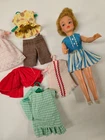 Vintage 1960's Ideal PEPPER Tammy's Little Sister DOLL w/ 9 pc Clothes NICE