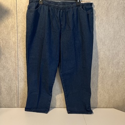 Chic Comfort Denim Blue Jeans Collection Plus Stretch Fabric Dark Wash 26w 26