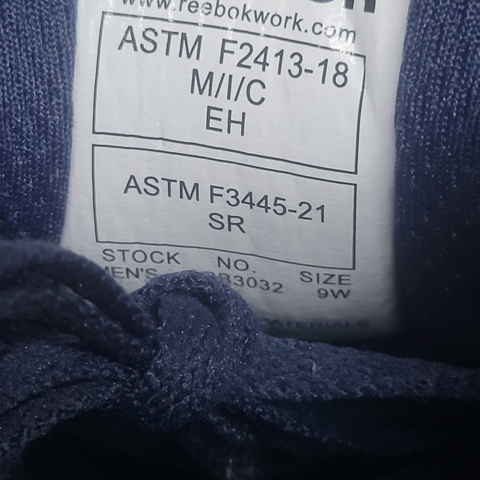 Reebok FloatZig Work Comp Toe Blue/Lime Mens Size… - image 2