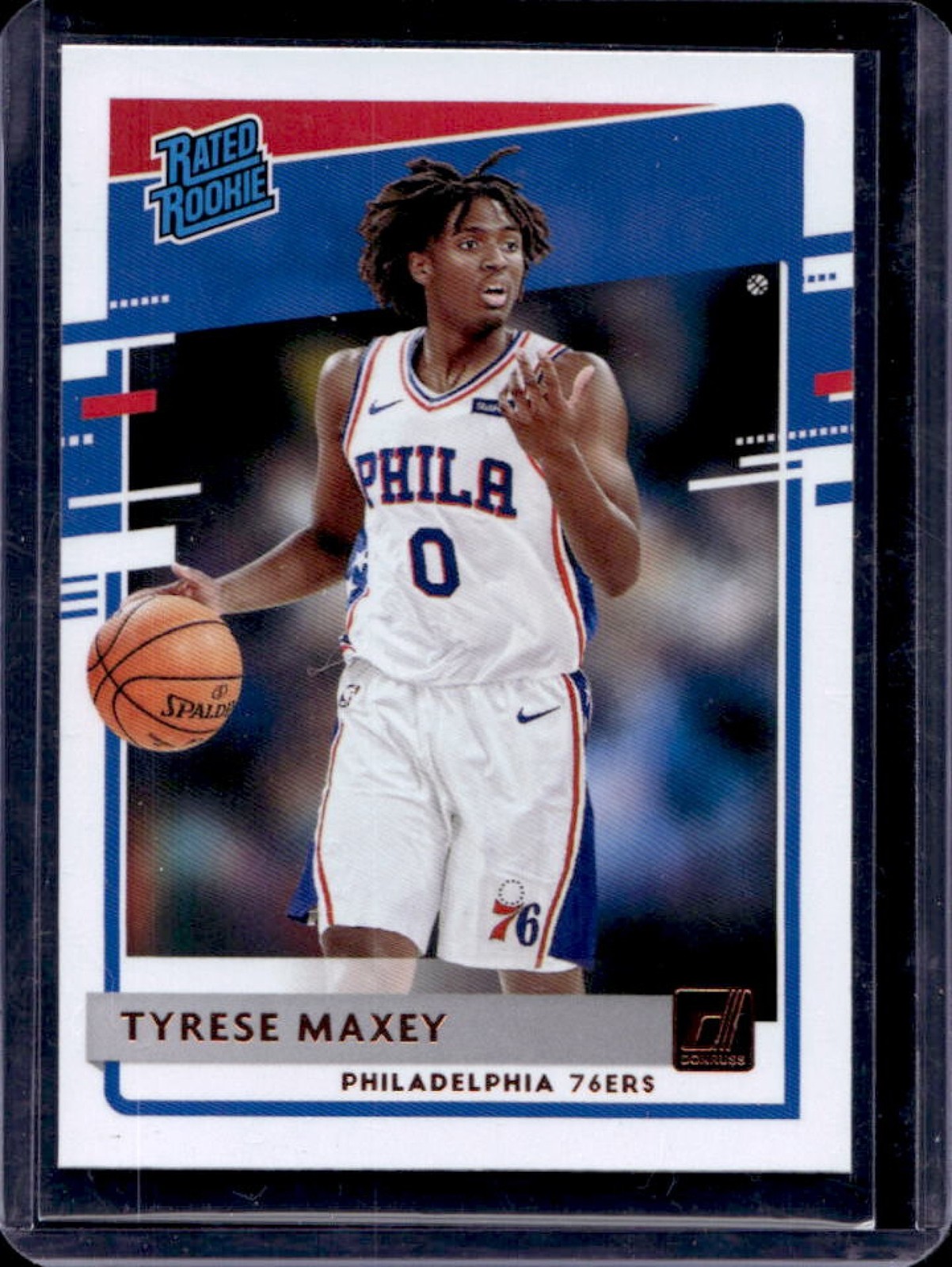 2020-21 Panini Donruss Tyrese Maxey Rookie RC #211 76ers