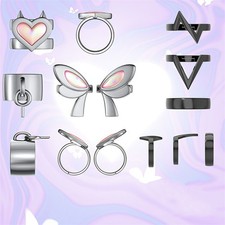 VALORANT Clove Adjustable Ring Jewelry Couple Birthday Xmas Gift Cosplay Prop
