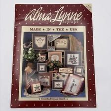 Made in the USA by Alma Lynne Designs Cross Stitch Patterns ALX-94 1991 VTG