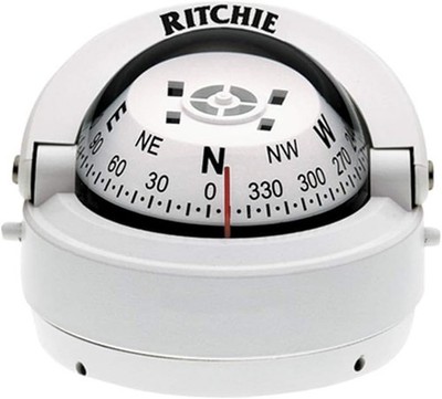 Ritchie Boat Compass  S-53W Surface Mount, 2.75'' Dial Fishing