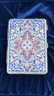Antique Russian 875 Silver Enamel Cigarette Case Kubachi Gilt Box