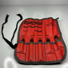 RARE Mint Blue-Point YA2550 Spot Weld Drill Set W/ Pouch USA VTG 1990
