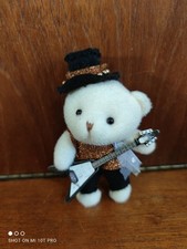 Small  Rock  guitarist Teddy Bear with Handmade  clothes