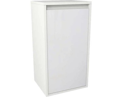 Hängehalbhochschrank mit Wäschekorb Devo Cristal 2.0 BxHxT 40x76x35 cm alpine wh