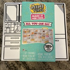 MGA's Mini Verse Make It Mini Food ALL YOU CAN EAT Collection 101 Pieces Sealed