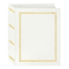 Mini-Max Photo 100 Pocket 4x6 Photo Album, White - Archival Safe