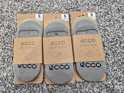Ecco Womens No Show 3 X 2 pack Gravel Mix NWT 6 Total Pairs 3 Gray 3 Tan Lot P6