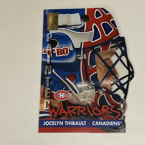 Jocelyn Thibault #7 1995 Donruss Elite Painted Warriors card