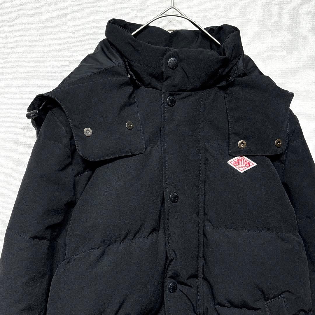 DANTON Down Jacket United Arrows Custom Made Blac… - image 2