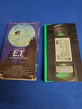 E.T. The Extra Terrestrial 1st release VHS 1988 green edition