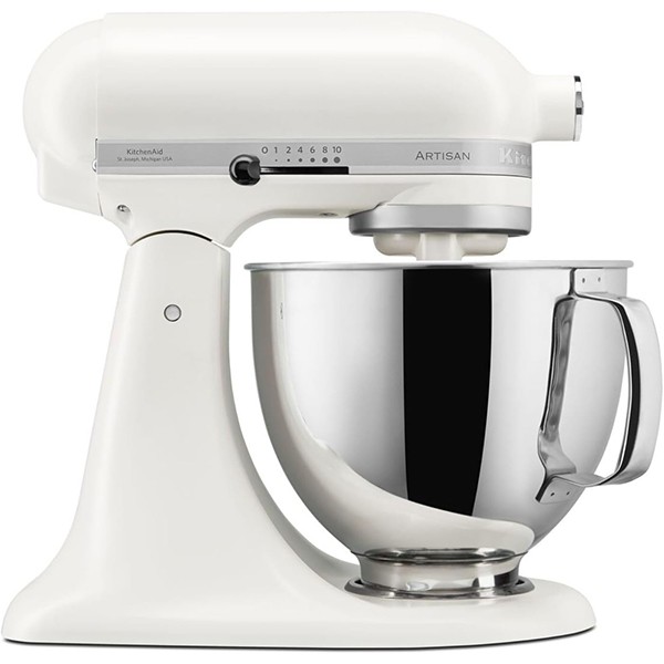Kitchenaid Carne Batidora De Pie "Artisan", Con Bol De 4,8 L, Modelo 125, "Porcelain Wh - Imagen 3