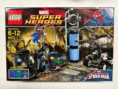 Lego Marvel Super Heroes- Spider-Man's Doc Ock Ambush (6873)- New Ships Fast