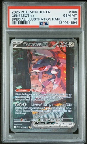 Genesect ex 169/086 - Sv: Black Bolt Holo (PSA 10)