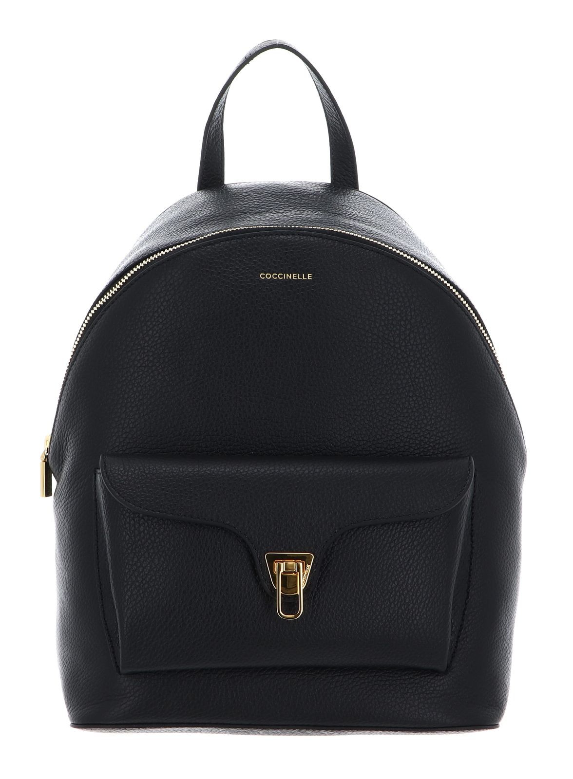 COCCINELLE Backpack Grained Leather Noir