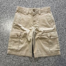 Polo Ralph Lauren Cargo Shorts Boys 10 Beige 8 Inseam Stretch Twill