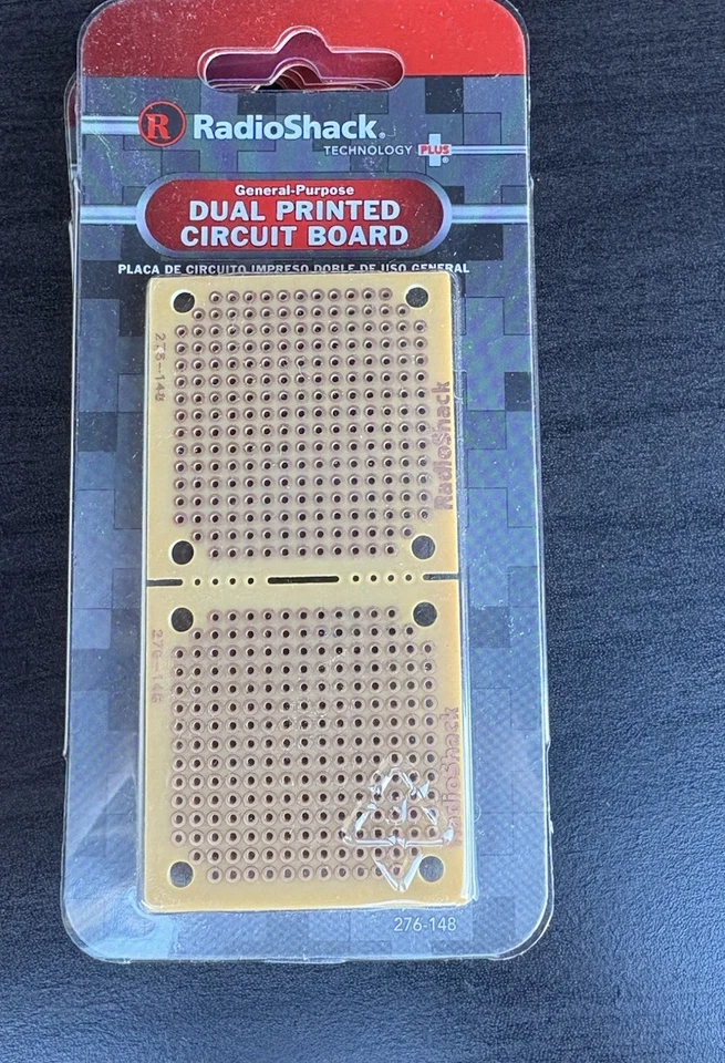 Radio Shack , DUAL GENERAL- PURPOSE PC BOARD, 276-148A ,  213 HOLES, Lot Of 5 - Image 2 of 2