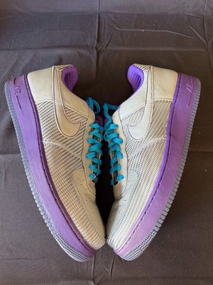 2007 Nike Air Force 1 Low Premium Waterway Laser Blue Size 14