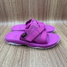 Teva Hurricane Verge Slide Sandals Kids Magenta Excellent Size 2 1136231C