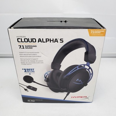 HyperX Cloud Alpha S 7.1 USB Gaming Headset PC PS5 PS4 Blau_1_5