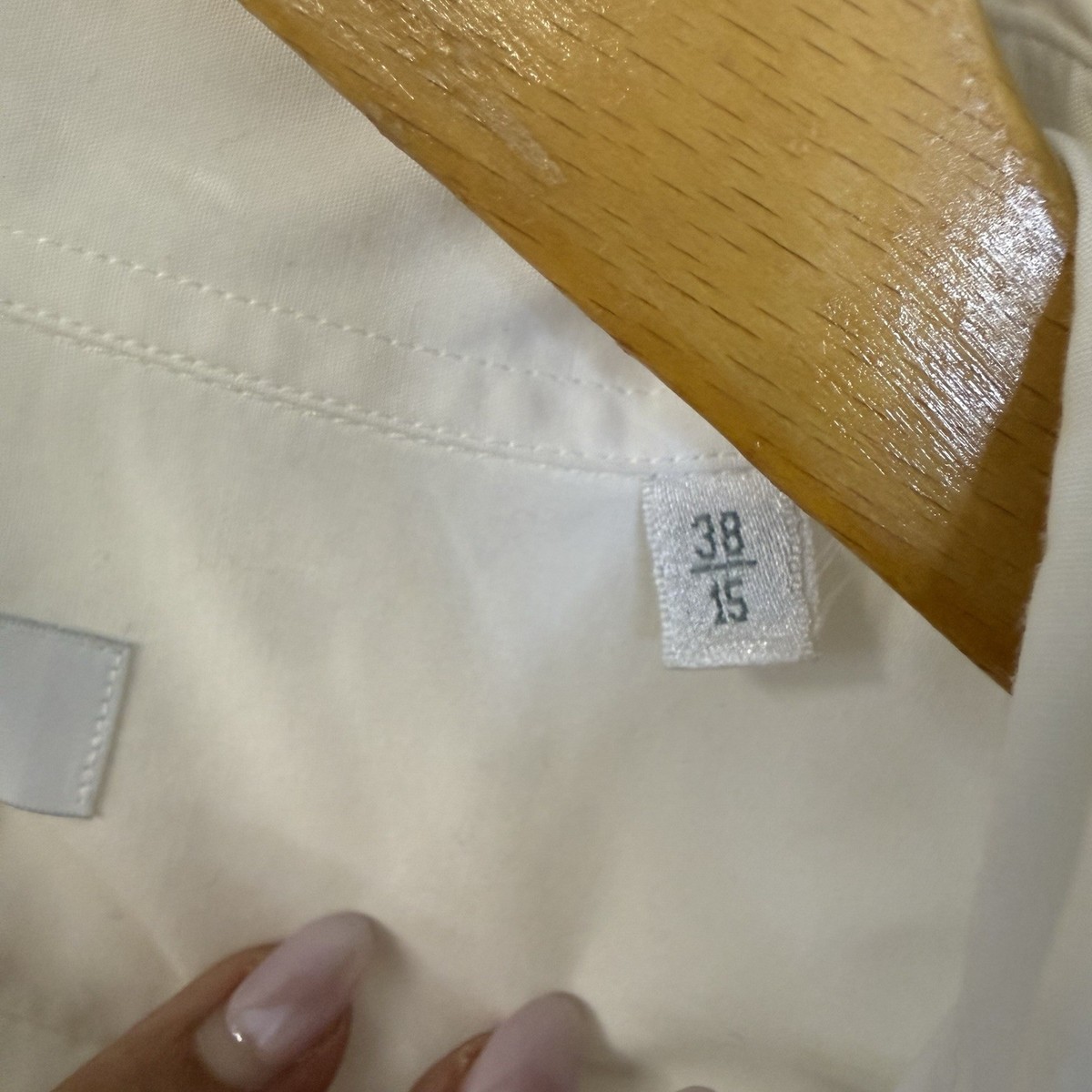 Jil Sander Mens White Tailored Cotton Dress Shirt 15 38 Size Small Quiet Luxury View 5