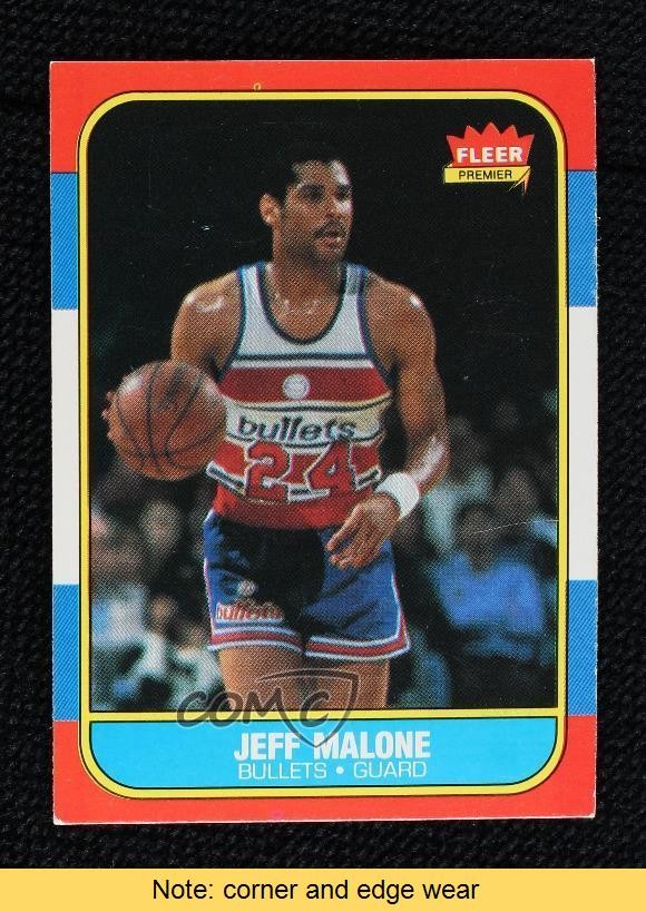 1986-87 Fleer Jeff Malone #67 Rookie RC READ 0q4x