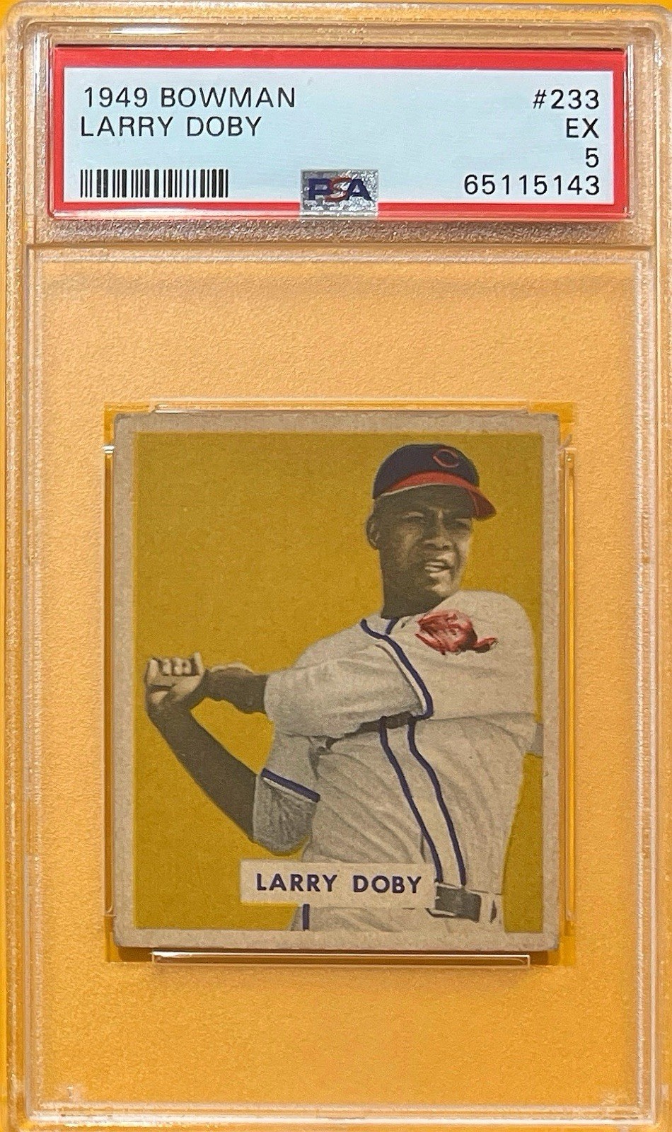 1949 Bowman - #233 Larry Doby - PSA 5