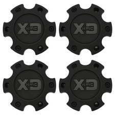 Xd S057l120asb1dc-h34 Satin Black Wheel Center Cap For Xd840 Spy Ii - Set Of 4