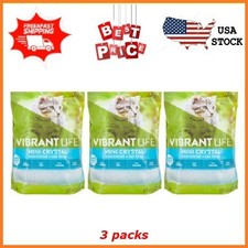 Vibrant Life Mini Crystal Unscented Cat Litter, 8 lb, 3 packs