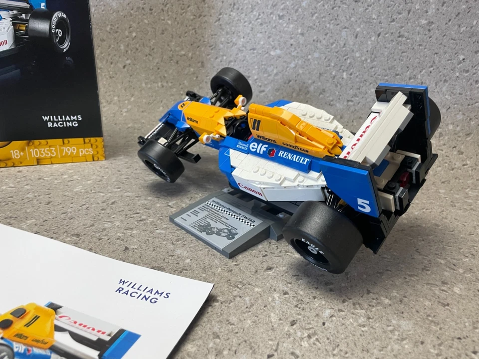 LEGO Icons 10353 Williams Racing FW14B & Nigel Mansell, Foto 3 von 5