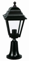 Sockelleuchte Schwarz IP44 44Cm Rustikal Dekorativ E27 AußEn Lampe Garten Renita